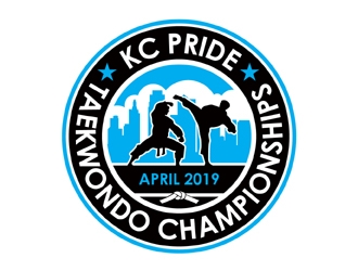 KC PRIDE Taekwondo Championships logo design by MAXR