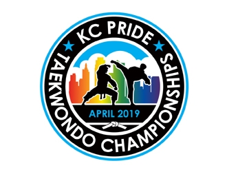 KC PRIDE Taekwondo Championships logo design by MAXR
