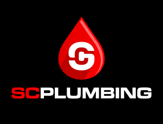 SC Plumbing logo design by mashoodpp