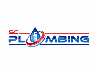 SC Plumbing logo design by mutafailan