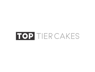 Top Tier Cakes logo design by Akli