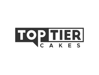 Top Tier Cakes logo design by Akli