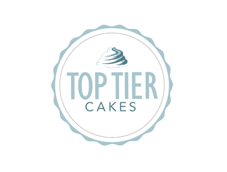 Top Tier Cakes logo design by kunejo