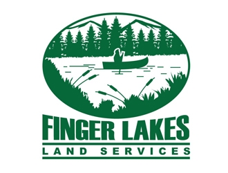 Finger Lakes Land Services logo design by shere