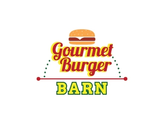 Gourmet Burger Barn logo design by Lovoos