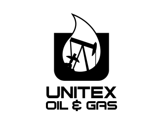Unitex Oil & Gas logo design by beejo