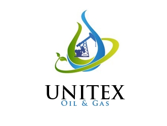 Unitex Oil & Gas logo design by nikkl