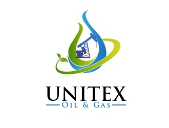 Unitex Oil & Gas logo design by nikkl