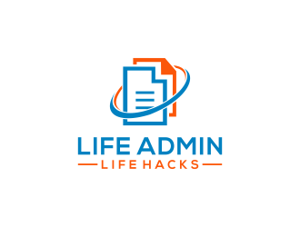 Life Admin Life Hacks logo design by RIANW