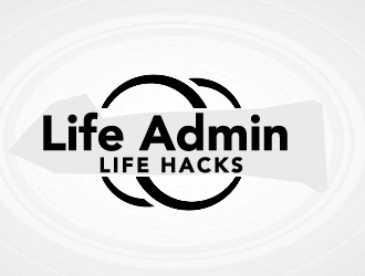 Life Admin Life Hacks logo design by samueljho