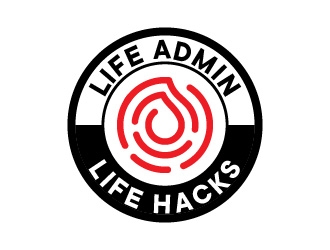 Life Admin Life Hacks logo design by ARALE