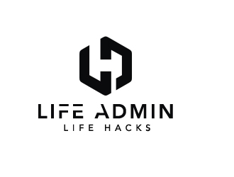 Life Admin Life Hacks logo design by gilkkj