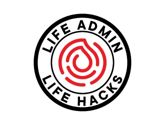 Life Admin Life Hacks logo design by ARALE