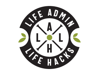 Life Admin Life Hacks logo design by akilis13