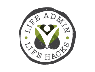 Life Admin Life Hacks logo design by akilis13