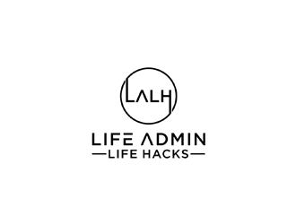 Life Admin Life Hacks logo design by johana