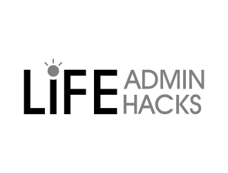Life Admin Life Hacks logo design by IrvanB
