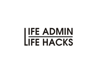 Life Admin Life Hacks logo design by Landung