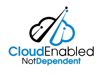 Cloud Enabled Not Dependent  logo design by shravya