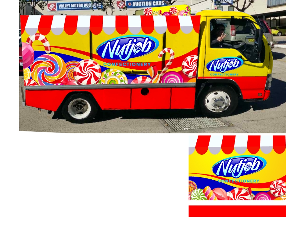 Nutjob Confectionery logo design by jaize