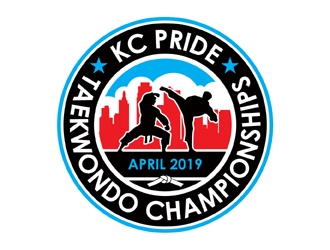 KC PRIDE Taekwondo Championships logo design by MAXR