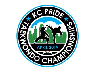 KC PRIDE Taekwondo Championships logo design by MAXR