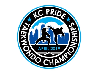 KC PRIDE Taekwondo Championships logo design by MAXR