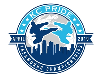 KC PRIDE Taekwondo Championships logo design by DreamLogoDesign