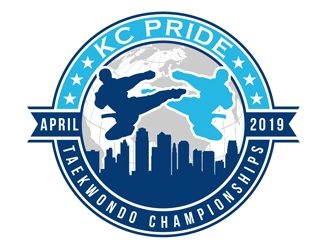 KC PRIDE Taekwondo Championships logo design by DreamLogoDesign
