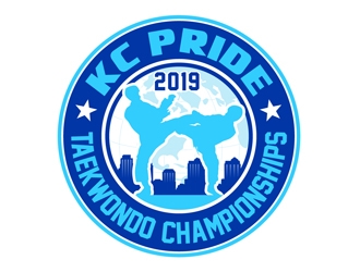 KC PRIDE Taekwondo Championships logo design by DreamLogoDesign