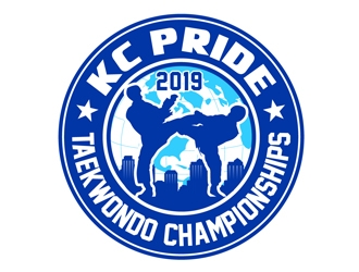KC PRIDE Taekwondo Championships logo design by DreamLogoDesign
