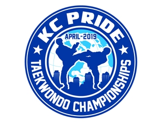 KC PRIDE Taekwondo Championships logo design by DreamLogoDesign