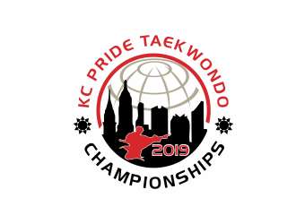 KC PRIDE Taekwondo Championships logo design by giphone