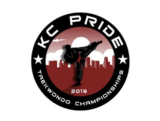 KC PRIDE Taekwondo Championships logo design by LogoInvent