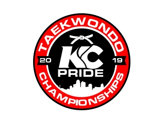 KC PRIDE Taekwondo Championships logo design by MarkindDesign