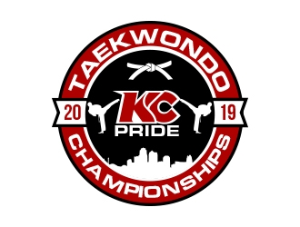 KC PRIDE Taekwondo Championships logo design by MarkindDesign