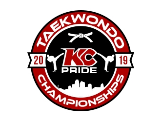 KC PRIDE Taekwondo Championships logo design by MarkindDesign