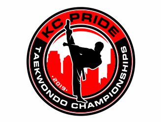 KC PRIDE Taekwondo Championships logo design by mutafailan