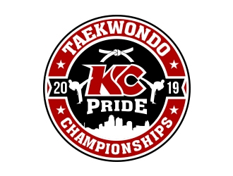 KC PRIDE Taekwondo Championships logo design by MarkindDesign