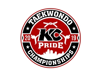KC PRIDE Taekwondo Championships logo design by MarkindDesign