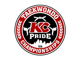 KC PRIDE Taekwondo Championships logo design by MarkindDesign