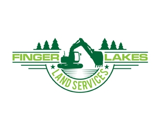 Finger Lakes Land Services logo design by MAXR