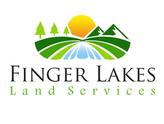Finger Lakes Land Services logo design by Arrs