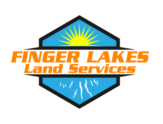 Finger Lakes Land Services logo design by reight
