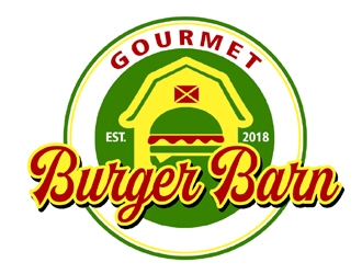 Gourmet Burger Barn logo design by ingepro
