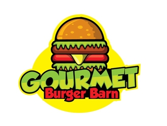 Gourmet Burger Barn logo design by shere