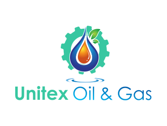 Unitex Oil & Gas logo design by ROSHTEIN