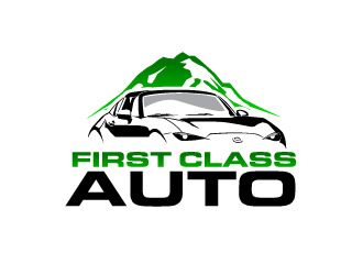 First Class Auto logo design by PRN123