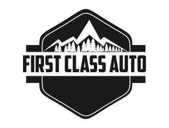 First Class Auto logo design by Greenlight
