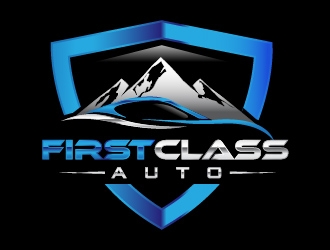 First Class Auto logo design by usef44